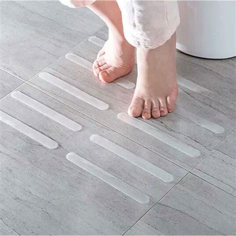 Anti Slip Bath Mat 20x2cm Grip Stickers Non Slip Shower Strips Flooring