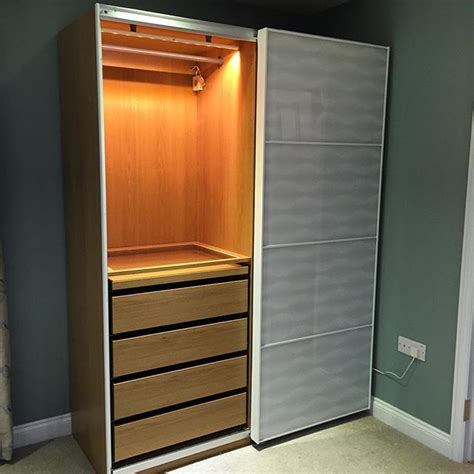Two ikea pax 100x236 wardrobes spaced about 172cm apart. Ikea Pax Sliding door wardrobe assembly, Brighton. | Flat ...
