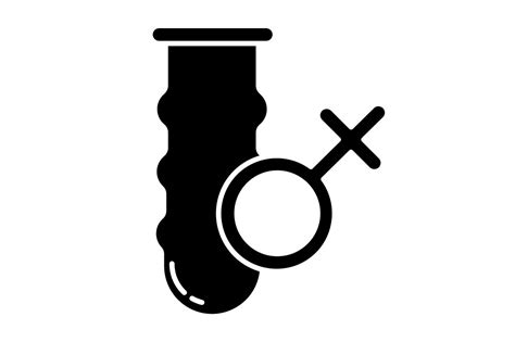 Female Condom Glyph Icon Icons ~ Creative Market