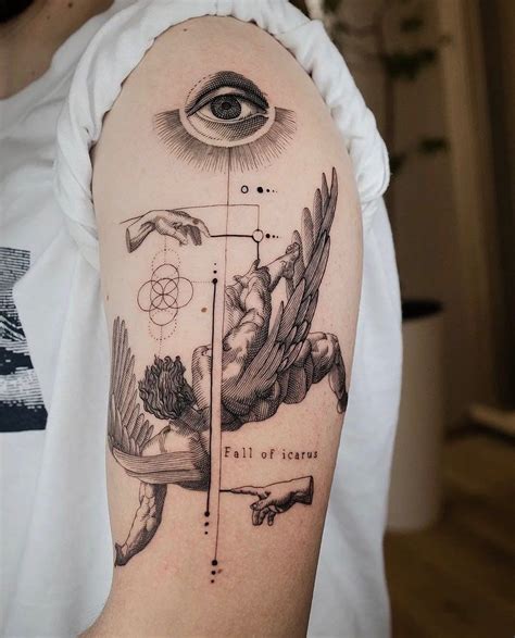 20 Icarus Tattoo Designs That Perfectly Capture The Mythological