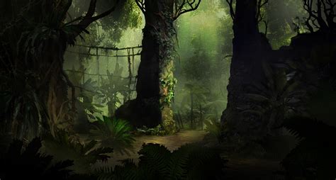 Artstation Jurassic Forest