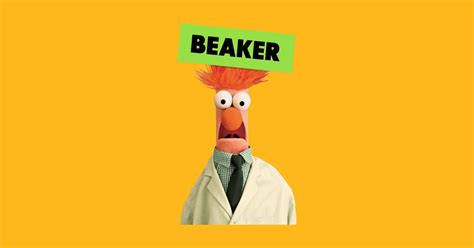 Beaker Muppets Sesame Street Meep Buff Baby Lab Doctor Singing Hair
