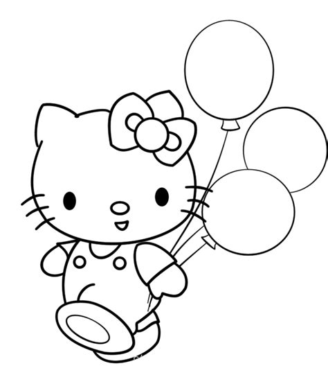 Gambar Mewarnai Anak Hello Kitty Mewarnai Paud Mewarna Buku 2023