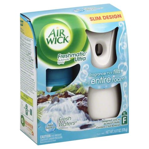 Air Wick Freshmatic Automatic Spray Air Freshener Starter Kit Fresh Waters Scent 1 Count