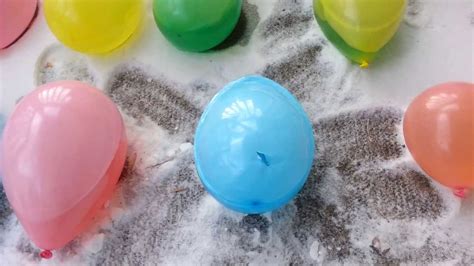 Large Frozen Water Balloons Part 1 Youtube