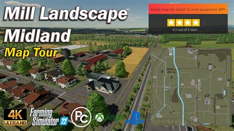 Mill Landscape Midland Map Review Farming Simulator 22 Youtube