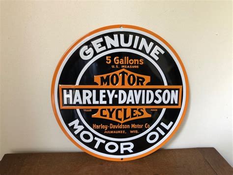 Harley Davidson Genuine Motor Oil Ande Rooney Enseigne Catawiki
