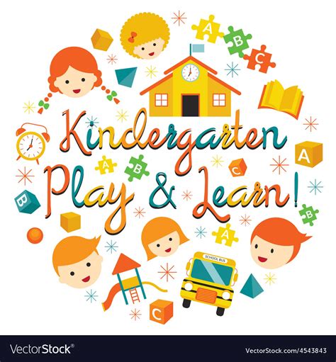 Download Kindergarten Preschool Kids Heading Royalty Free Vector