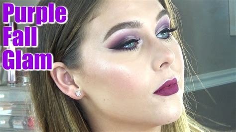 Purple Vampy Fall Makeup Tutorial Youtube