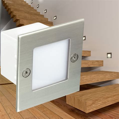 Großes angebot an wandeinbauleuchten zum besten preis. LED-Einbauleuchte Piko.B04, 230V, Edelstahl, IP54, weiß | eBay