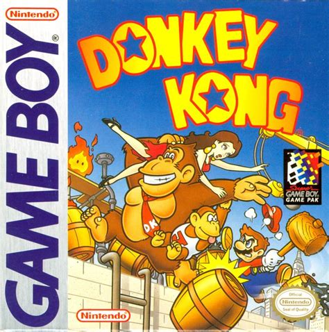 Donkey Kong 1994 Game Boy Box Cover Art Mobygames
