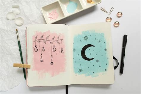Start An Art Journal Page With These Simple Ideas For Beginners Art