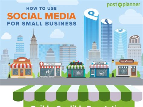 How To Use Social Media For Your Small Business Infographic