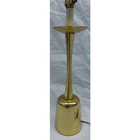 You might also like this photos. Mid-century Modern Brass Candlestick Table Lamp | Chairish