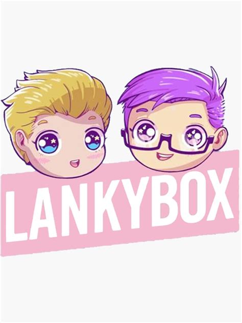 Lankybox Rocky Plush Lankybox Lankybox Australia Sticker By