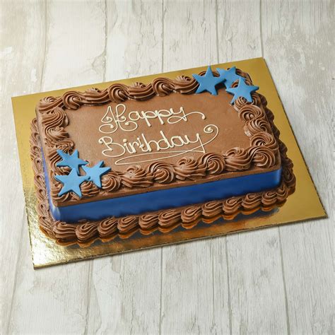 Rectangle Chocolate Cake