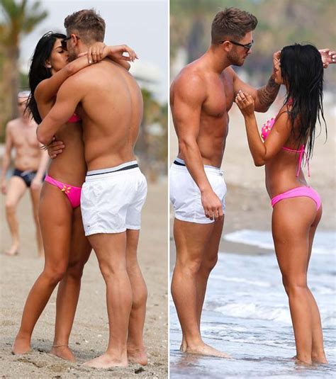 Towies Jasmin Walia And Ex On The Beachs Ross Worswick Lack Look Of Love In Beach Pda Daily Star