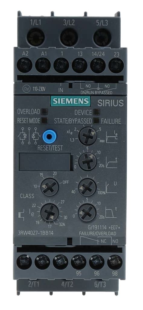 3rw4027 1bb14 Siemens Arrancador Suave Siemens Sirius 3rw40 32 A