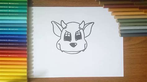 Darken the top and bottom lines and draw a curved line on the lower left side for the jaw line. How To Draw a Gargoyle step by step for Kids - YouTube