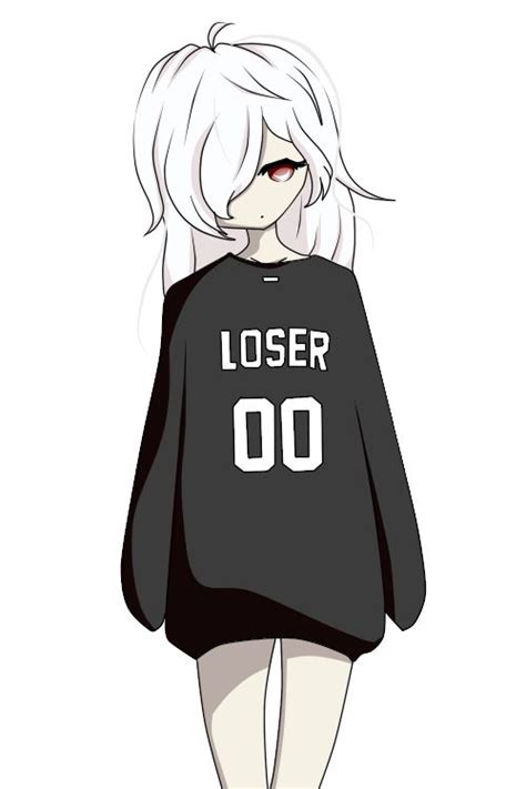 Anime Girl In Oversized Sweater