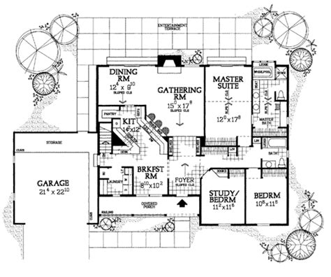 Traditional Style House Plan 3 Beds 2 Baths 1835 Sqft Plan 72 116
