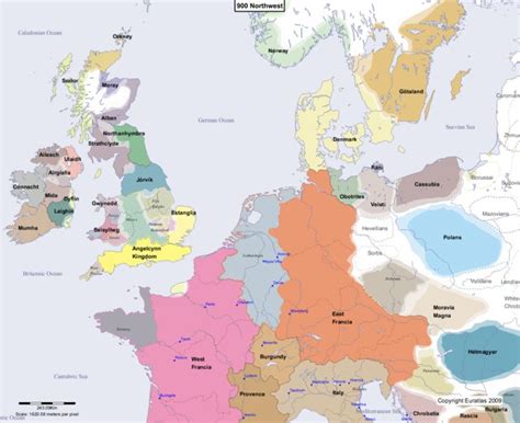 Euratlas Periodis Web Map Of Europe 900 Northwest
