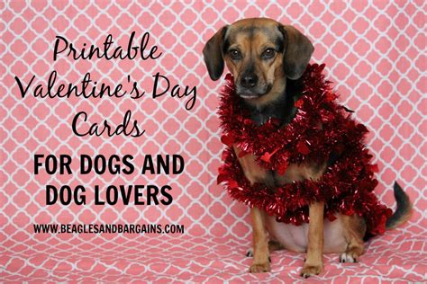 Printable Valentines Day Cards For Dogs And Dog Lovers Printable