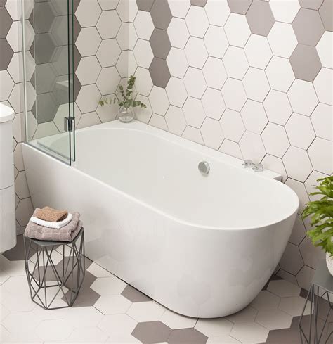1660 Ebb Hybrid Shower Bath Freestanding Tub Shower Bathroom Tub