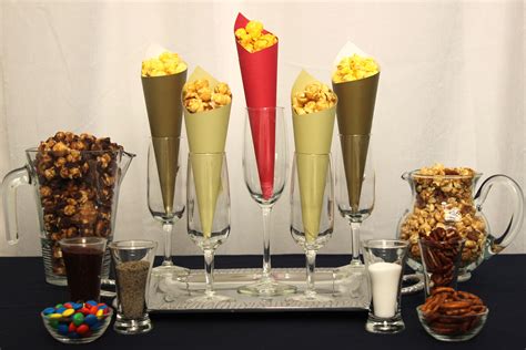 The Popcorn Bar A Sophisticated Way To Serve Popcorn At