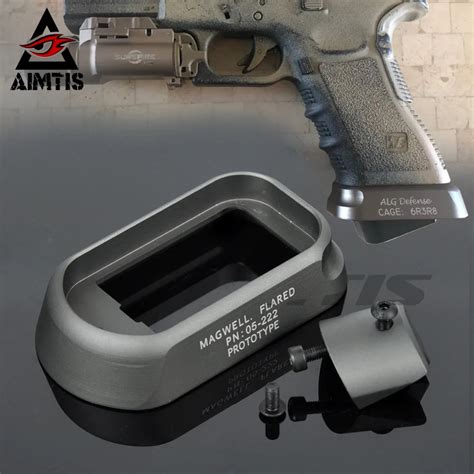 Aimtis Tactical Alg Defense Magwell For Pistol Airsoft Gen3 Glock 17 18c 22 24 31 35 Handgun