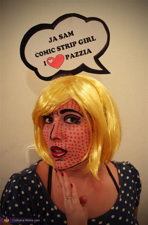 Comic Strip Girl Halloween Costume Diy Costumes Under 25