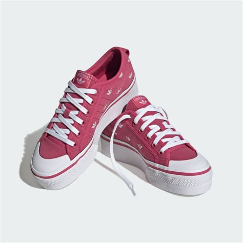 Adidas Nizza Platform Shoes Pink Adidas Uae