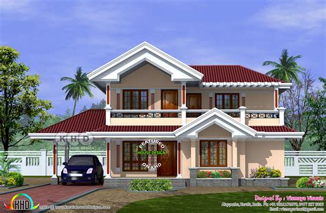 2225 Sq Ft 3 Bedroom Typical Kerala Home Plan