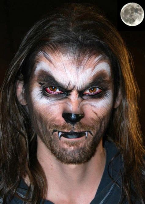 halloween make up für männer mit bart beispiele für gruselige gesichter