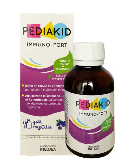 Siro Pediakid Immuno Fort 125ml Pediakid Tăng đề Kháng Của Pháp