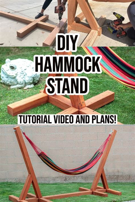 Learn How To Make This Diy Hammock Stand Is Easy To Build Using 4×4