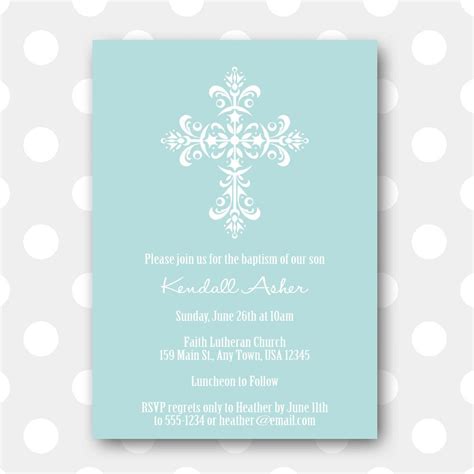 printable baptism invitations  printable