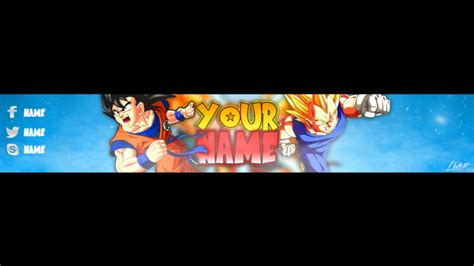 If you want, you can make a donation via paypal here. Make youtube banner dragon ball z style by Liad_rahum | Fiverr
