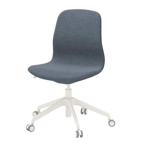 Will it fit with the style of your office (even if. LÅNGFJÄLL Office chair - Gunnared blue, white | Ikea ...