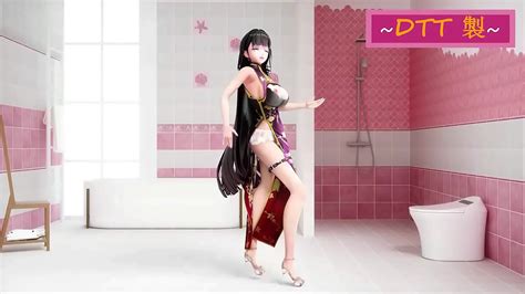 Honkai Impact Mei Raiden Hentai Dance Mmd Undress 3d Big Boobs Chinese Dress Soft Black Hair