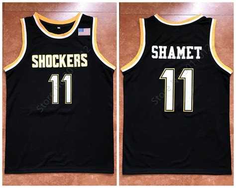 2021 11 Landry Shamet Wichita State Shockers College Retro Classic Basketball Jersey Mens
