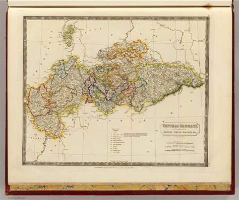Germany Central David Rumsey Historical Map Collection