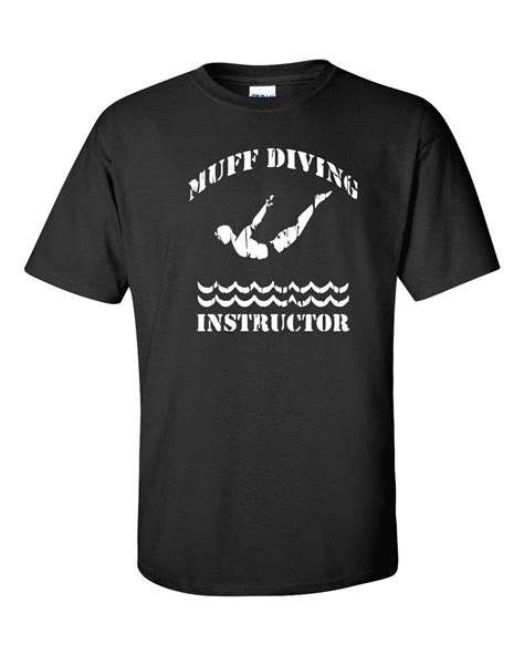 muff diving instructor diver swimming pool funny sex men s tee shirt 323 ebay