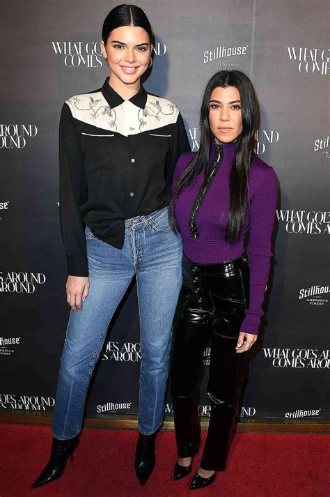 Kourtney Kardashian And Kendall Jenner Girls Night Out