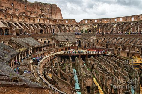The Roman Colosseum Interior 2 Photograph By Wayne Moran Pixels