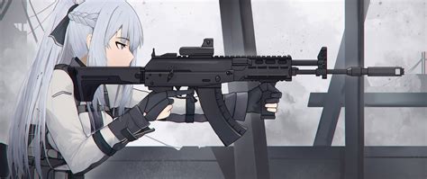 2560x1080 Sniper Anime Girl 4k Girls Frontline 2560x1080 Resolution