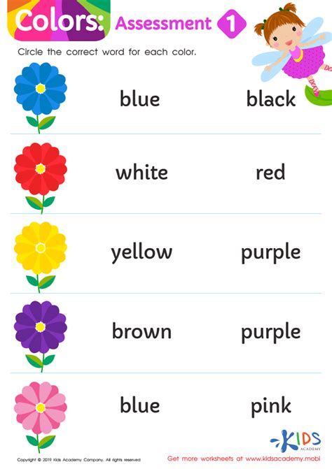 Learning Colors Worksheets For Toddlers Worksheets For Kindergarten