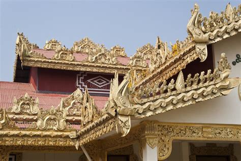 Sittwe Alodawpyi Monastery Stock Photo Image Of Rakhine 90251566