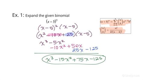 How To Expand Binomials Without Pascals Triangle Precalculus