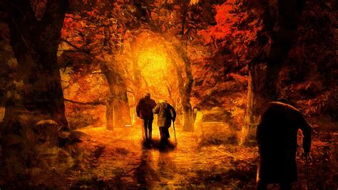 Autumn Of Life Painting 4k Hd Wallpapers Digital Art Wallpapers